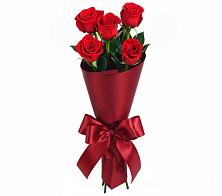 Букет 5 Красных роз Эдлесс Лав в Дементьево