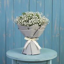 Букет цветов из:  Гипсофила в Дементьево