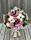Букет цветов из: Альстромерии, Гвоздики, Розы и Хризантемы в Дементьево