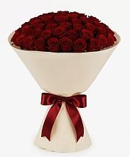 Букет 101 Бордовая роза Блэк Бакарра в Дементьево