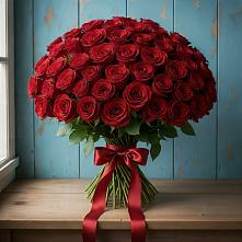 Букет Красные розы Блэк Меджик в Дементьево