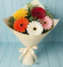 Букет цветов из:  Герберы в Дементьево