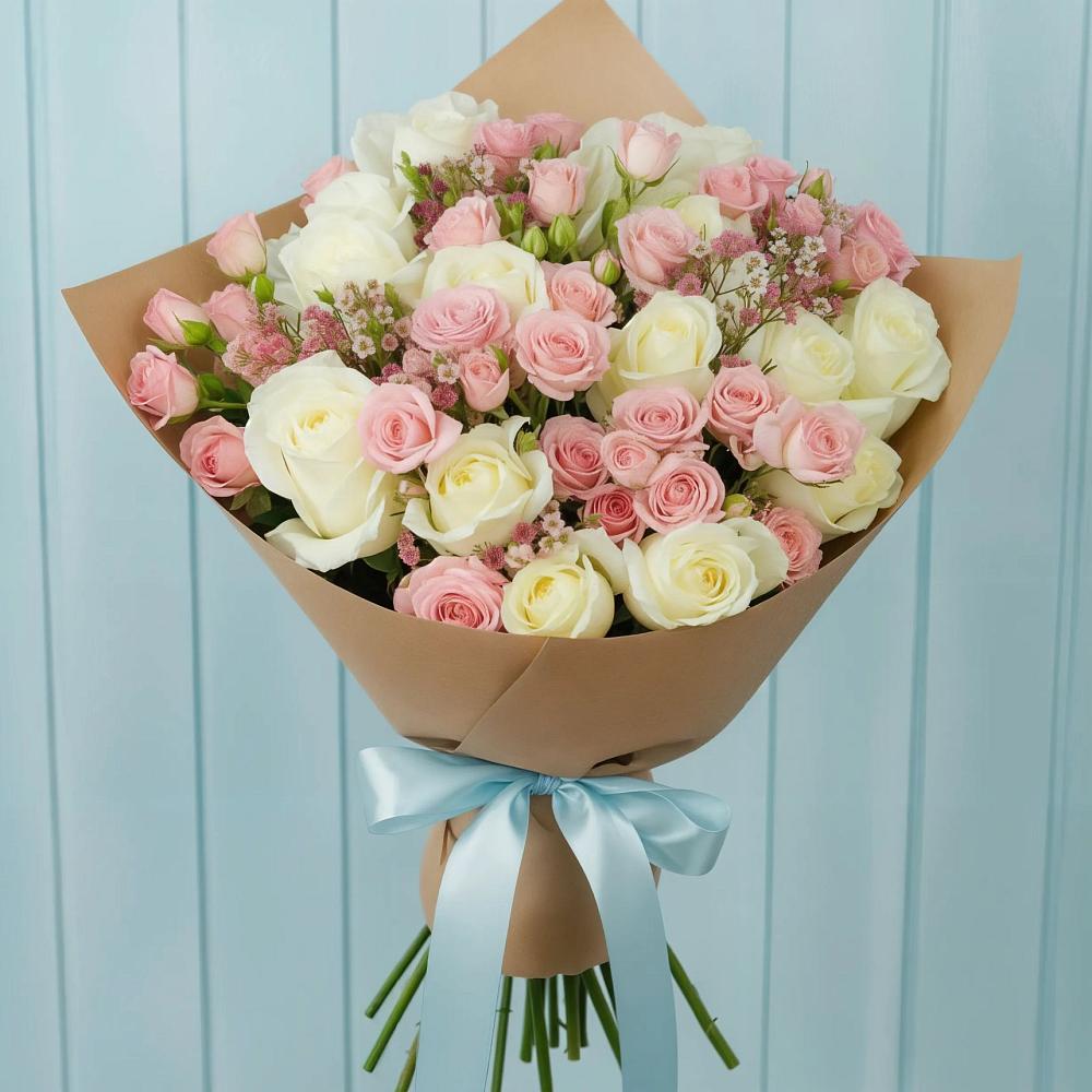 Букет цветов из: Розы в Дементьево