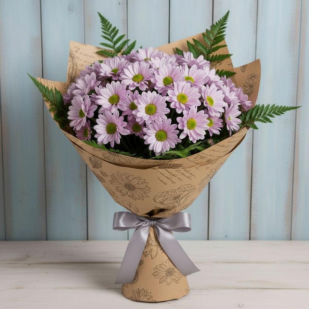 Букет цветов из: Хризантемы в Дементьево