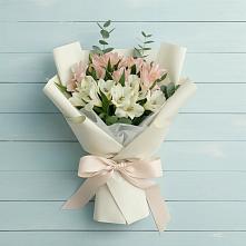 Букет цветов из:  Альстромерии в Дементьево