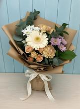 Букет цветов из:  Герберы и Хризантемы в Дементьево