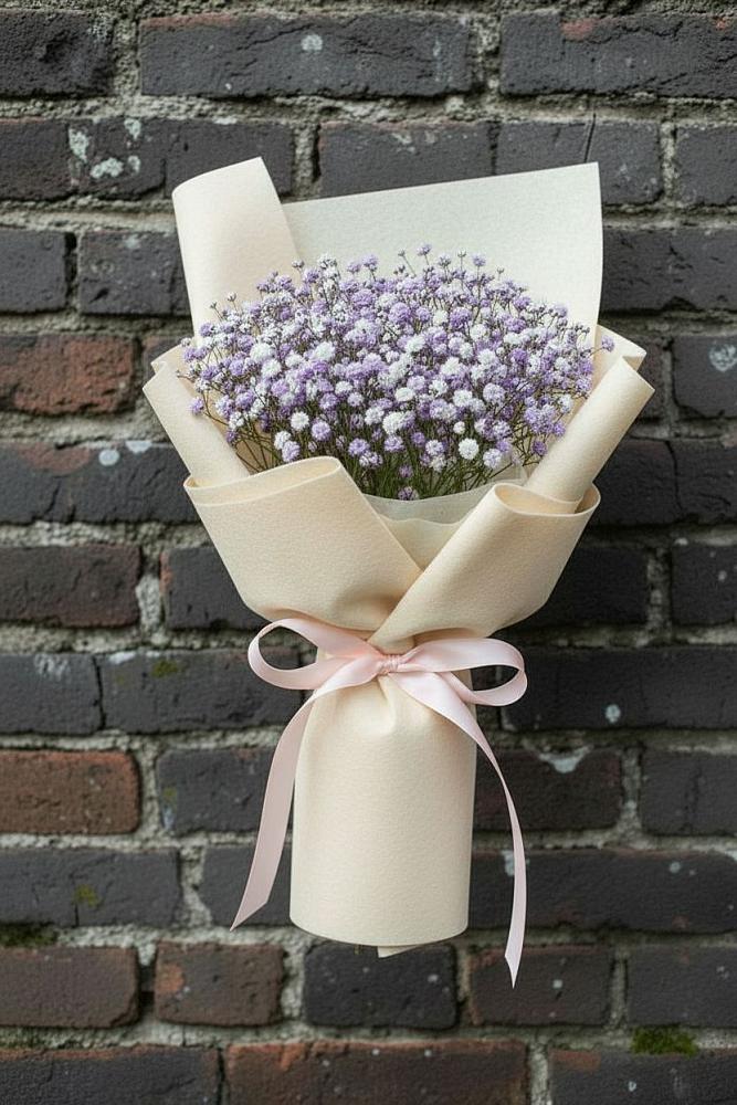 Букет цветов из: Гипсофила в Дементьево