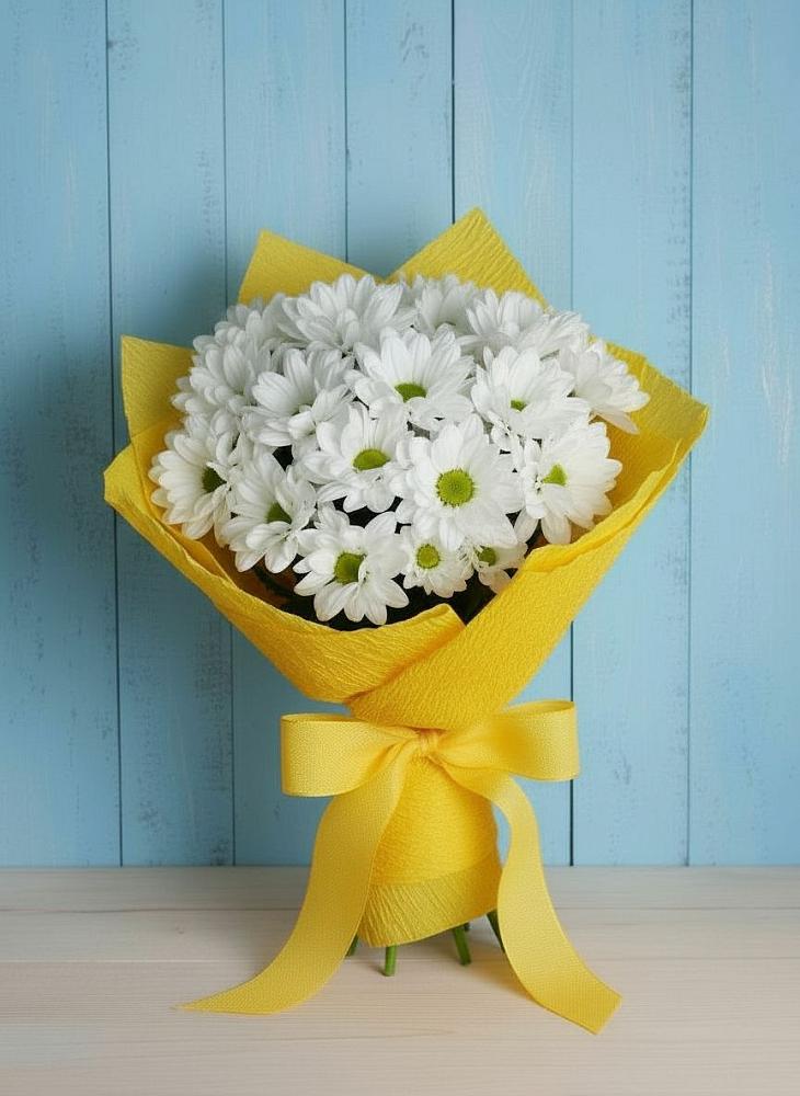 Букет цветов из: Хризантемы в Дементьево