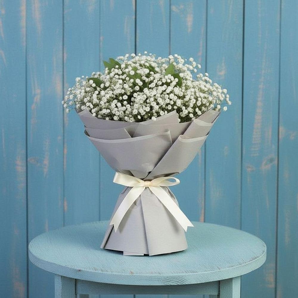 Букет цветов из: Гипсофила в Дементьево