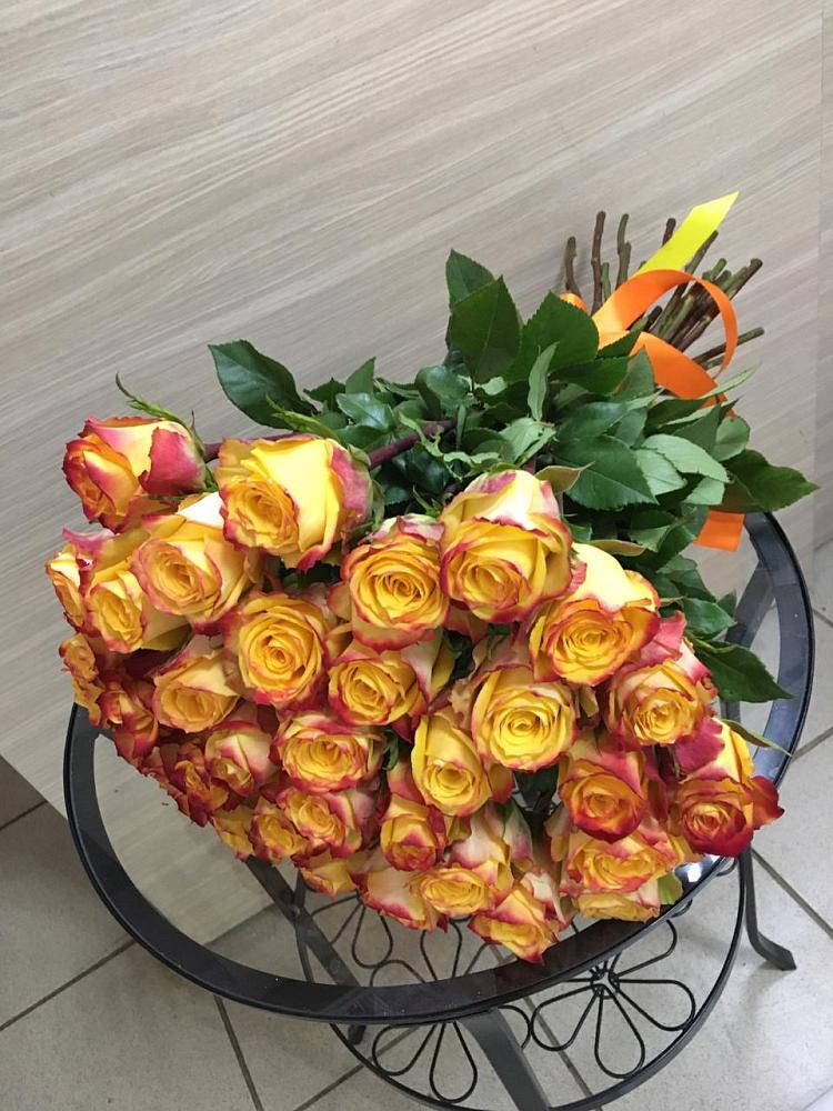 Букет Желтые розы в Дементьево