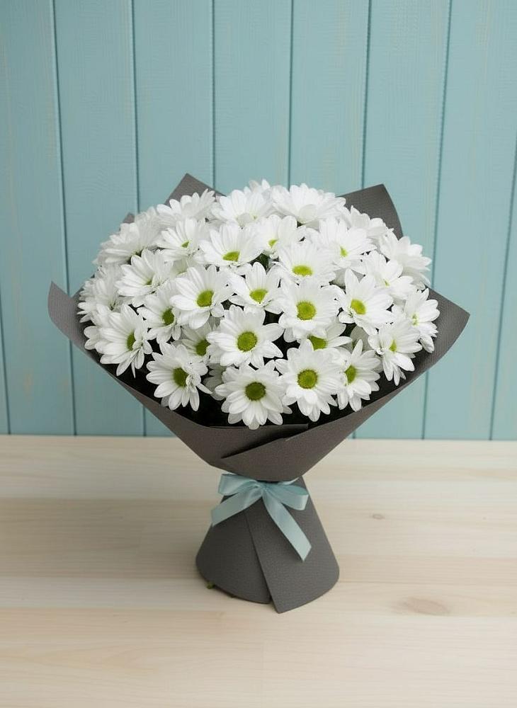 Букет цветов из: Хризантемы в Дементьево