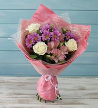 Букет цветов из:  Герберы #REPLACE_PRED# Дементьево