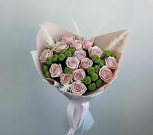 Букет цветов из:  Розы и Хризантемы в Дементьево