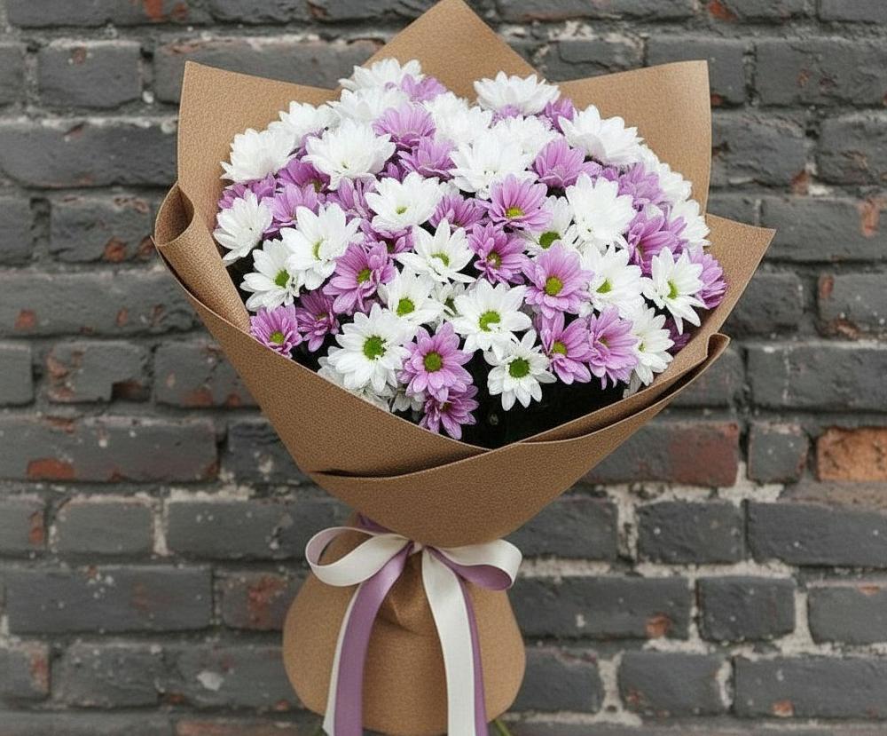 Букет цветов из: Хризантемы в Дементьево