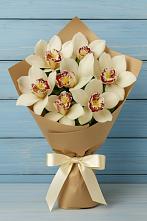 Букет цветов из:  Орхидеи и Розы в Дементьево